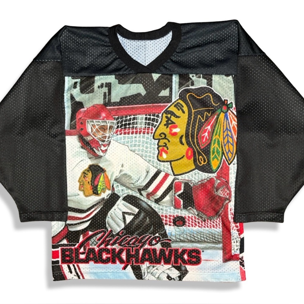 Vintage 90s CCM Chicago Blackhawks Hockey Jersey
